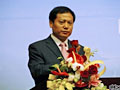 武寧縣縣長沈陽代表被命名國家園林縣城和城鎮(zhèn)發(fā)言