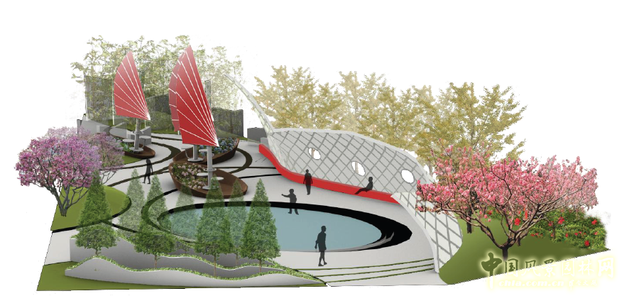 北京園博會 設(shè)計(jì)師廣場 獲獎 作品 曾宥榕 臺灣 中國風(fēng)景園林網(wǎng)