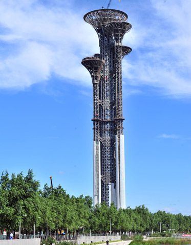 觀光塔 外裝修 奧林匹克森林公園 北京 中國風(fēng)景園林網(wǎng)