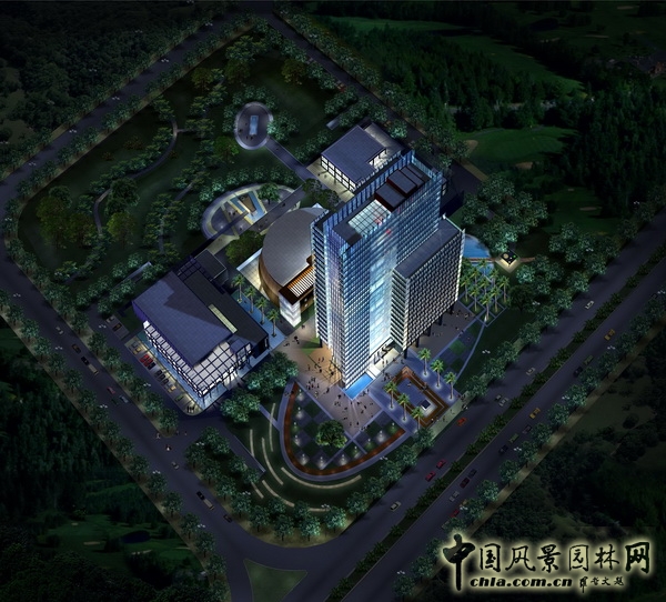 中山電力大樓 景觀設(shè)計(jì) 何小強(qiáng) 屋頂綠化 中國風(fēng)景園林網(wǎng)