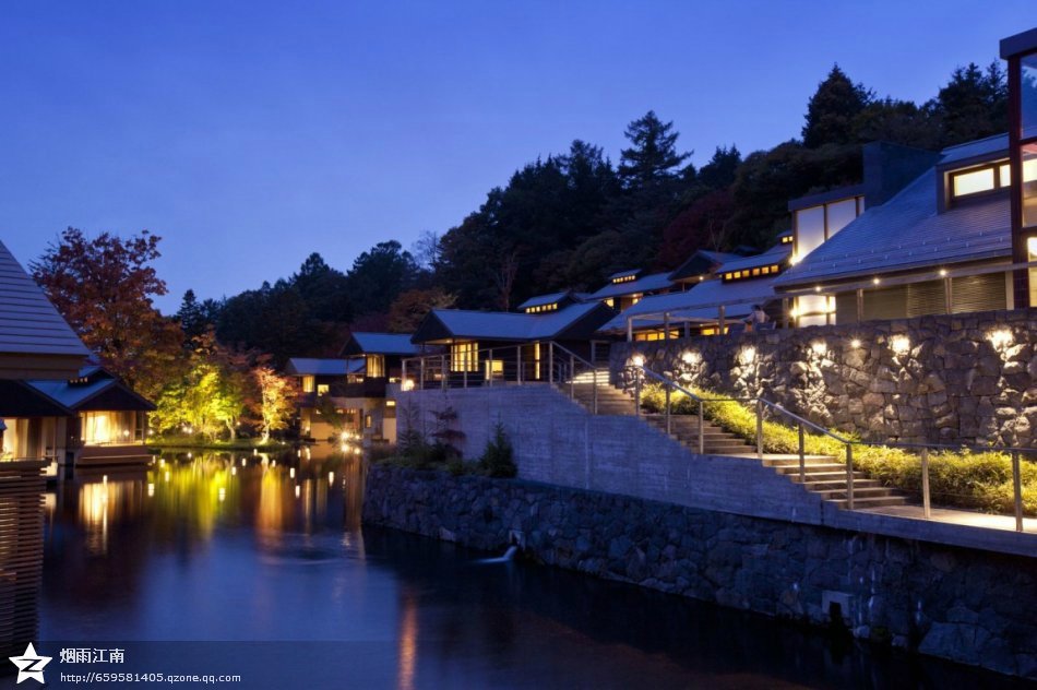 日本長野輕井澤虹夕諾雅酒店景觀設(shè)計