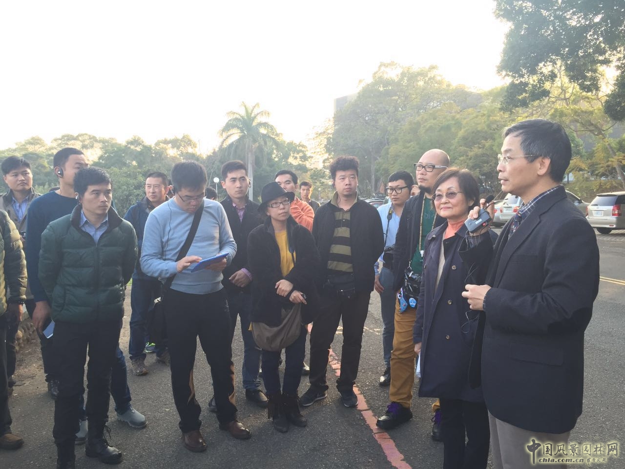 臺灣園林專業(yè)考察團參觀訪問東海大學