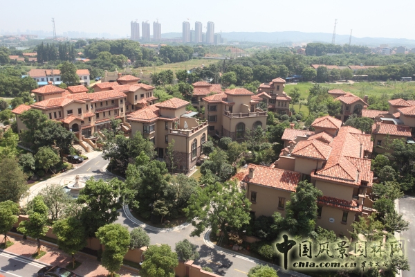 2015住宅景觀獎(jiǎng)：洞庭湖國際公館一期別墅景觀綠化