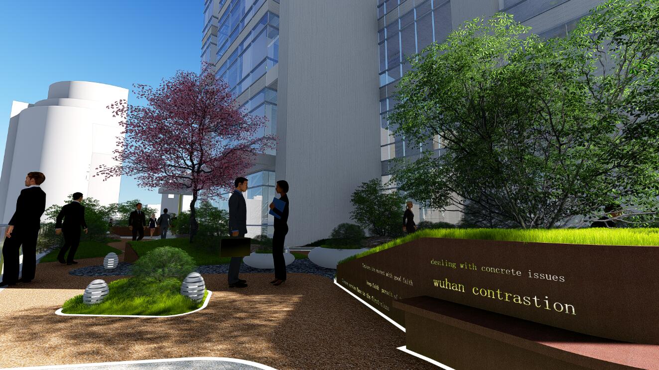 森臣國際：武漢建工科技中心項(xiàng)目園林景觀設(shè)計(jì)