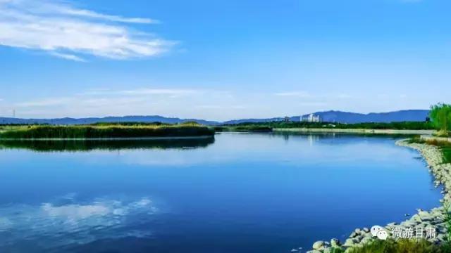 美麗的張掖國(guó)家濕地公園