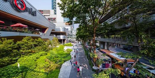 泰國曼谷城市步道景觀設計