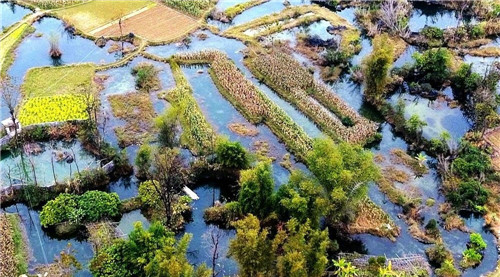 航拍生態綠洲——都安澄江國家濕地公園