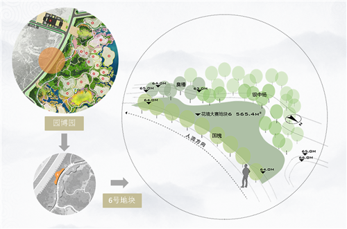 河北省第二屆園博會花境創(chuàng)意作品——中國夢?水墨染花溪