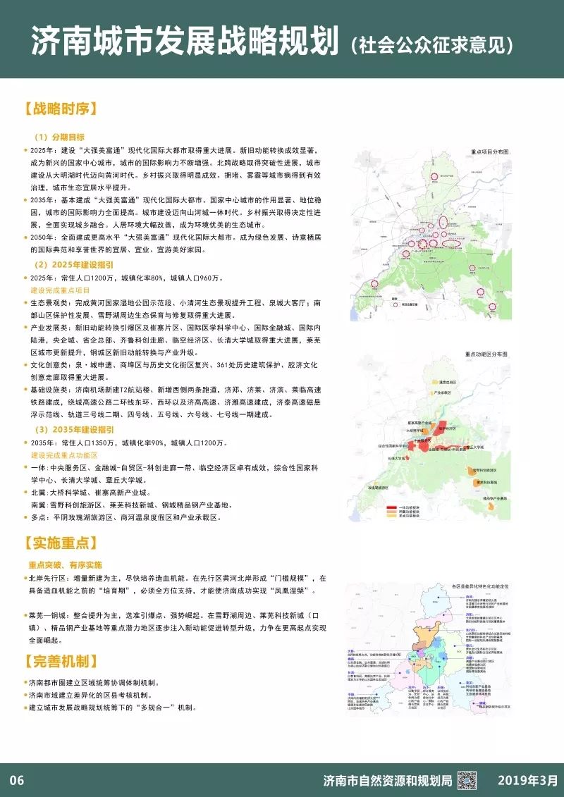 濟南城市發(fā)展戰(zhàn)略規(guī)劃（社會公眾征求意見）