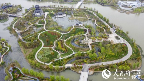 江蘇：生態(tài)留白迎蝶變 “世園”花開棗林灣