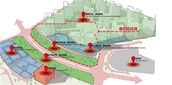 海南龍嶺清水灣IN+直播小鎮(zhèn)項目園林景觀設(shè)計